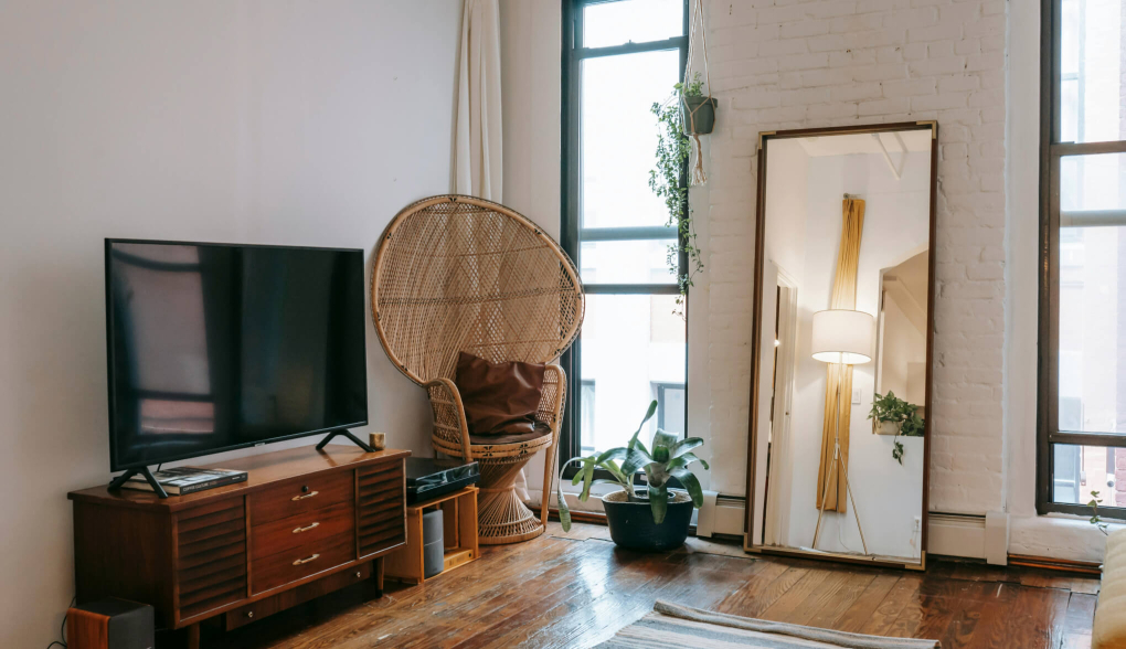 Een vintage interieur