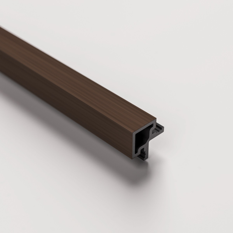 WPC hoekprofiel Donkerbruin